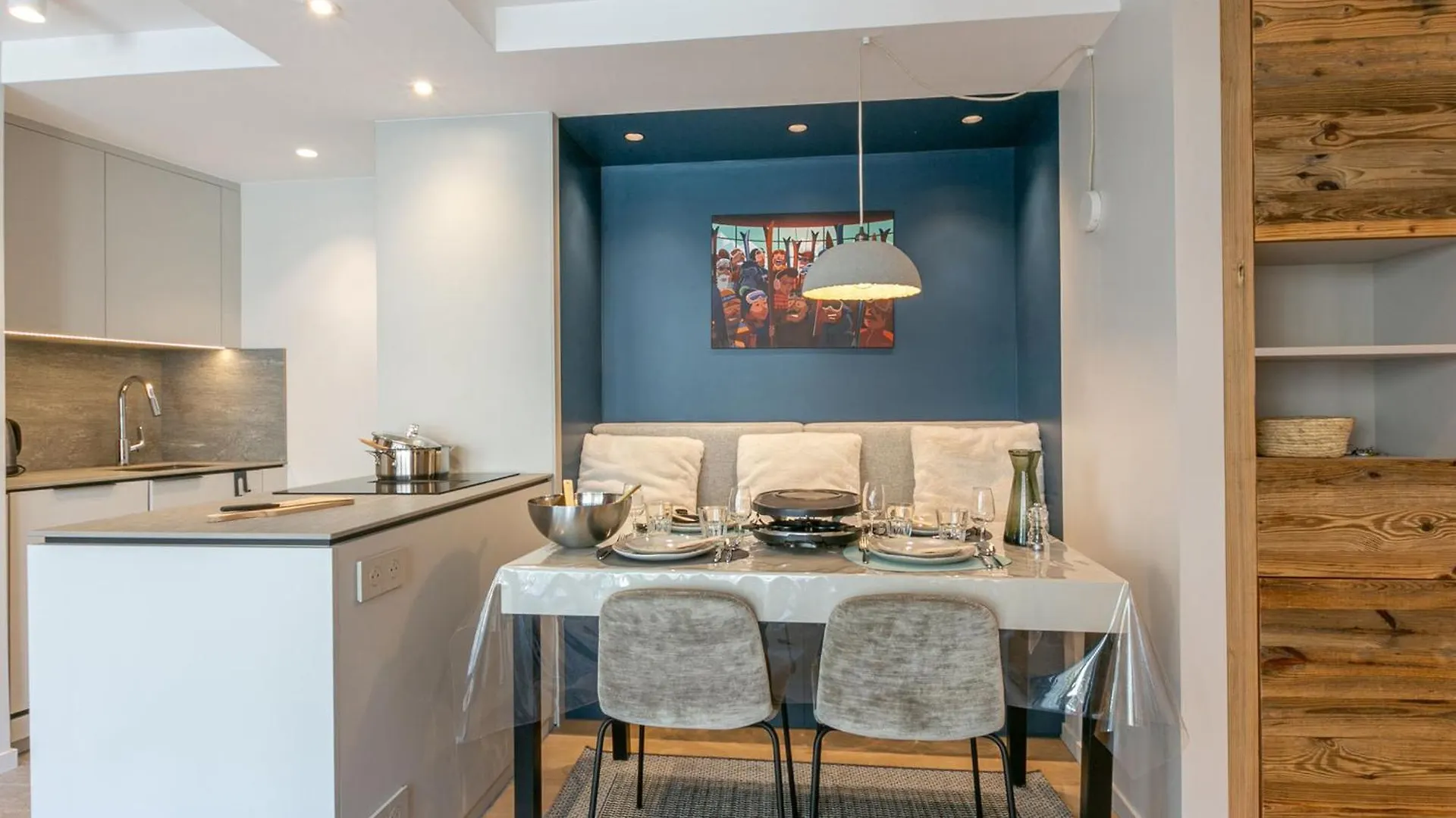 Appartement De Standing Avec Garage, Wifi Et Terrasse Au Pied Des Pistes A Val-D'Isere - Fr-1-694-332 Franciaország