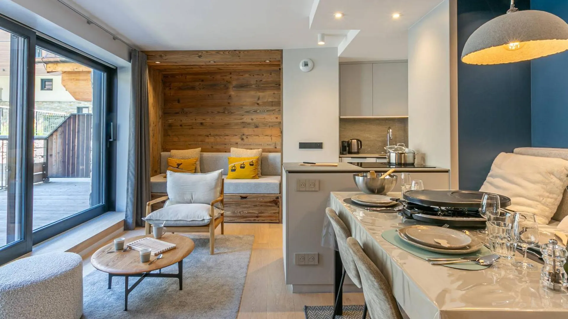 Apartman Appartement De Standing Avec Garage, Wifi Et Terrasse Au Pied Des Pistes A Val-D'Isere - Fr-1-694-332